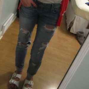 Distressed Skinny Jeans
